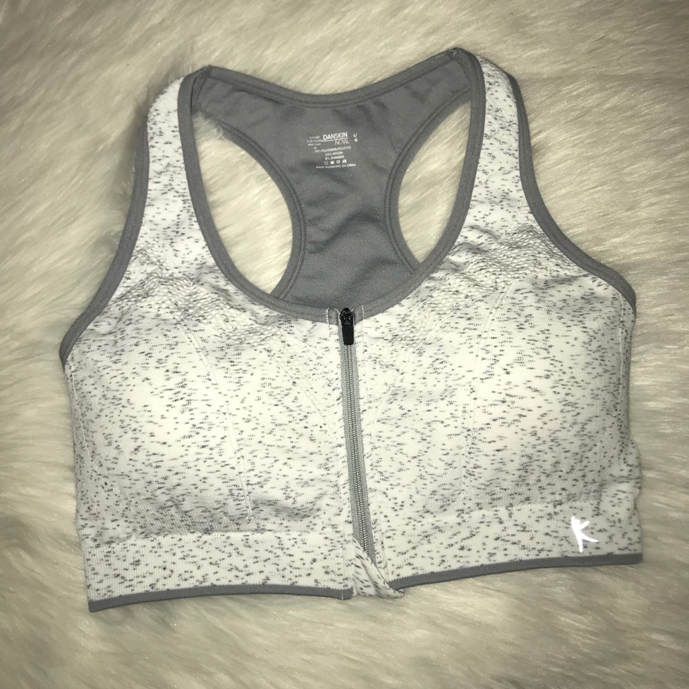Zip Up Sports Bra